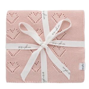 Pip+phee Cotton Knit Baby Blanket